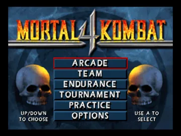 Mortal Kombat 4 (Europe) screen shot title